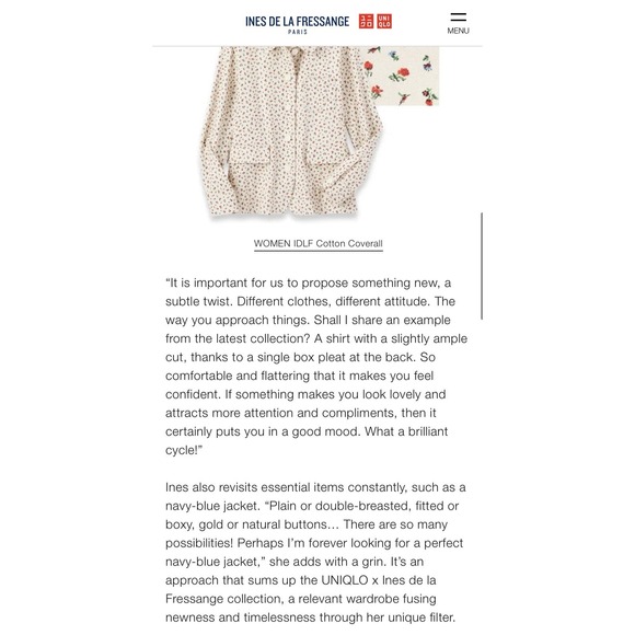 Uniqlo Womens Sz M Ditsy Floral Cottagecore Barn Grandma Preppy Rose Resort Twee - Picture 14 of 15